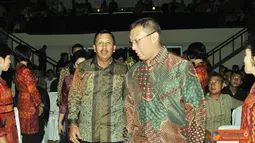 Citizen6, Jakarta: Panglima TNI Laksamana TNI Agus Suhartono, menyaksikan Pagelaran Wayang Orang, bertempat di GOR A. Yani Mabes TNI Cilangkap, Jakarta, Jumat (5/10) malam. (Pengirim: Badarudin Bakri).