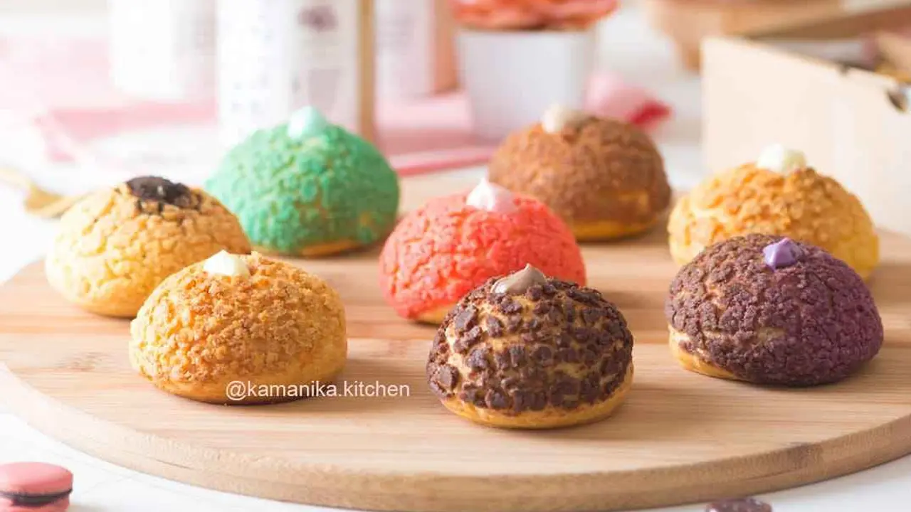 Kamanika Kitchen Tawarkan Choux au Craquelin dengan Topping Warna-Warni