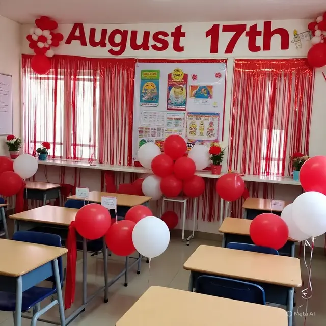 Dekorasi Kelas untuk 17 Agustus Paling Bagus