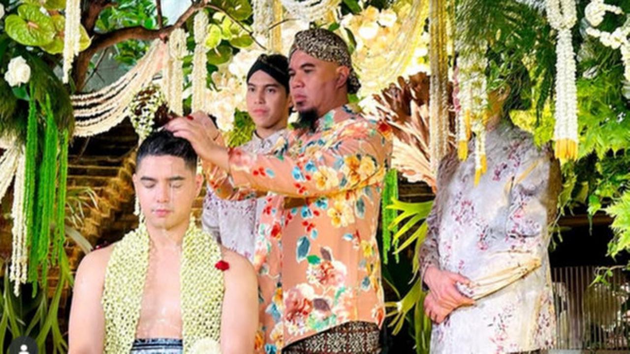 5 Potret Haru Siraman Al Ghazali, Ahmad Dhani, Mulan Jameela, Maia Estianty dan Irwan Mussry Hadir