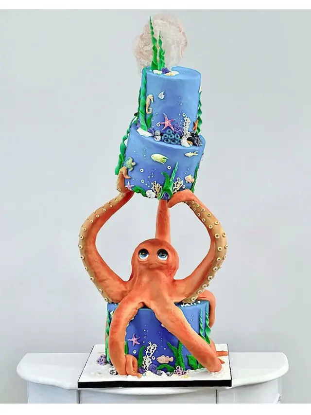 8 Potret Dekorasi Kue Ini Bikin Kagum dengan Hasil 3D, Jadi Sayang Dimakan