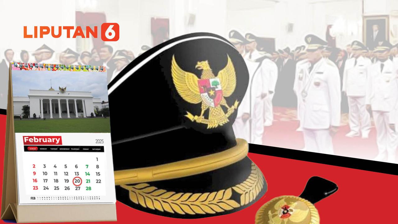 Banner Infografis Pelantikan 481 Pasangan Kepala Daerah Terpilih di Istana.