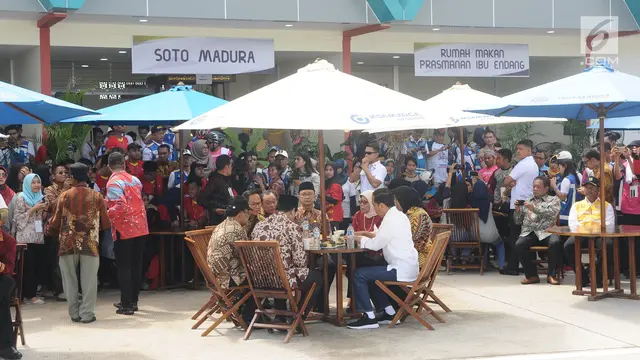 Jokowi meninjau Rest Area 538