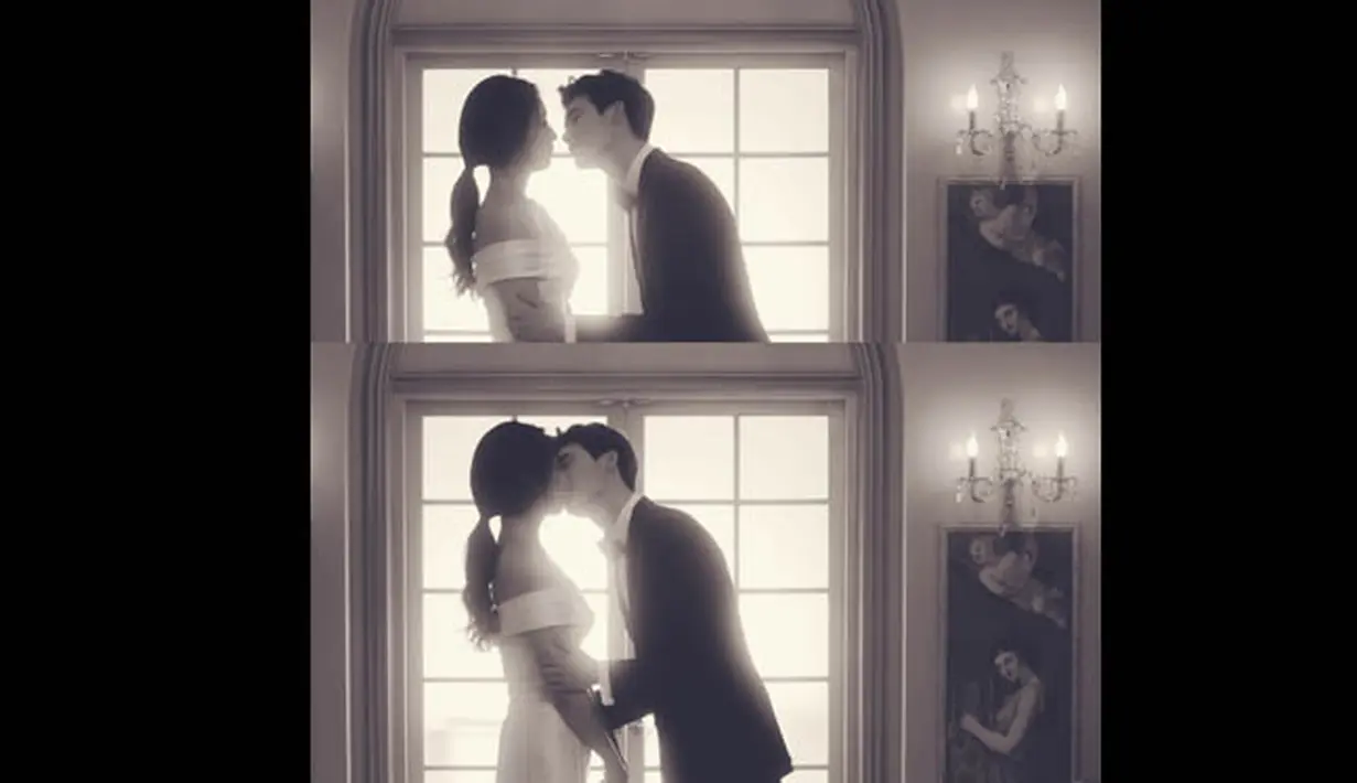 Dalam epidose terakhirnya, setelah resmi mengikat janji suci, Lee Jong Suk tak kuasa memberikan ciuman manisnya di bibir Park Shin Hye. (dramafever.com)