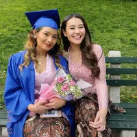 Zahwa Massaid Memesona Dibalut Kebaya Pink. [@aaliyah.massaid]