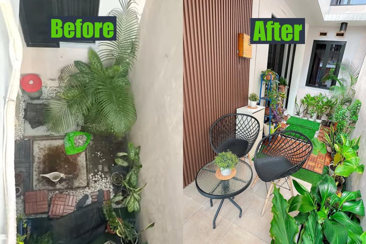 Desain taman dalam rumah minimalis estetik dengan biaya kurang dari Rp 1 juta