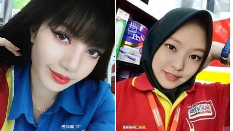 6 Editan Foto Blackpink Jadi Kasir Minimarket Ini Nyeleneh, Kocak