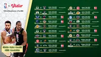 Streaming NBA Pekan Ke-20 di Vidio. (Sumber : dok. vidio.com)