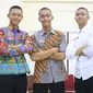 Paskibraka Nasional 2019 Muhammad Fany Nur Wibowo, Bagas Satria Wijaya, Zaini Fahmi (Aditya Eka Prawira/Liputan6.com)