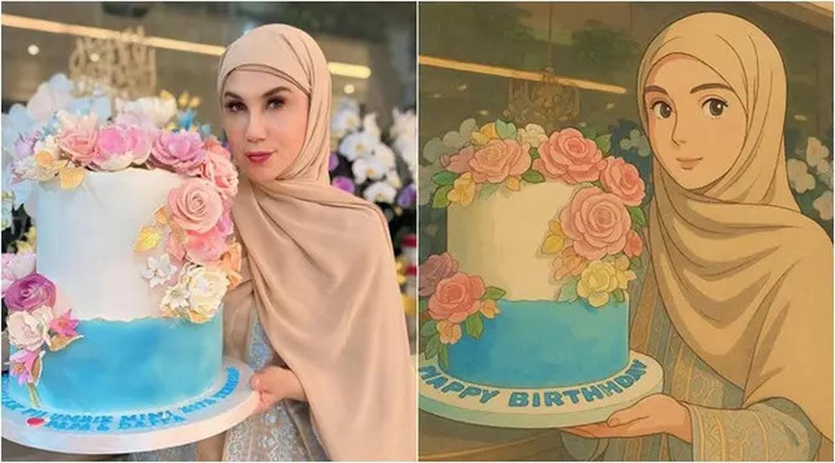 6 Potret Artis Ikut Tren Viral Ala Studio Ghibli, Chelsea Islan hingga Fendy Chow