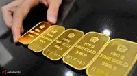 Harga Emas Antam Susut Seribu per Gram