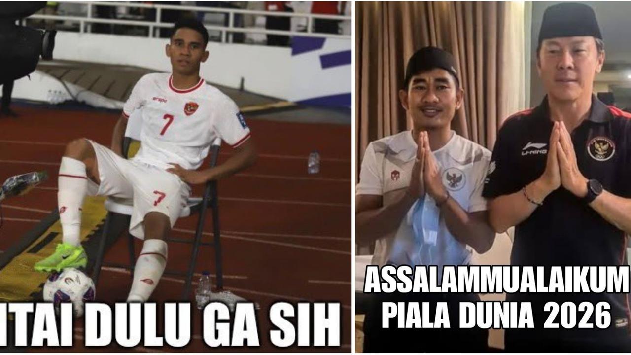 FOTO: Kumpulan Meme Kemenangan Timnas Indonesia Atas Arab Saudi yang Bikin Ngakak, King Indo OTW Piala Dunia
