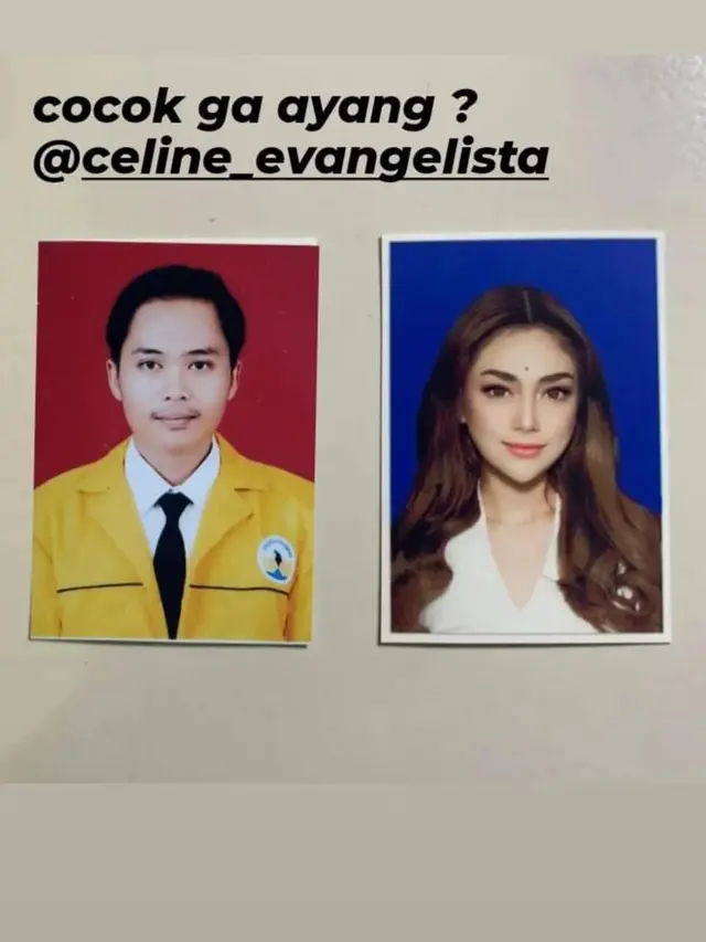 Bikin Heboh, 6 Editan Netizen Pas Foto Nikah Bareng Celine Evangelista Ini Kocak