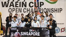 Tim taekwondo Indonesia yang tergabung dalam TKS Team Indonesia berhasil menyabet 13 medali dalam Kejuaraan Waein Cup Open International Taekwondo Championship 2025 di Singapura, 17-20 Januari 2025. (Bola.com/Istimewa)