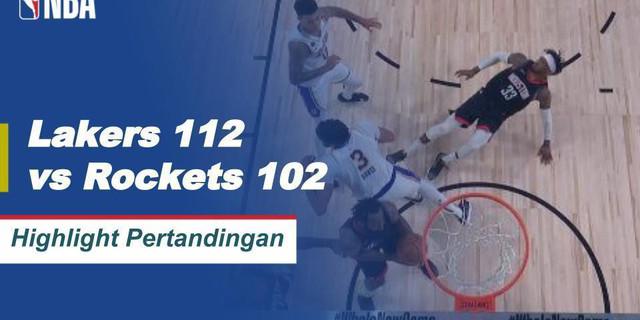 VIDEO: Highlights NBA, LeBron James Catatkan Rekor Saat LA Lakers Kalahkan Houston Rockets