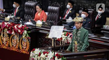 Momen Jokowi Hadiri Sidang Tahunan MPR 2022