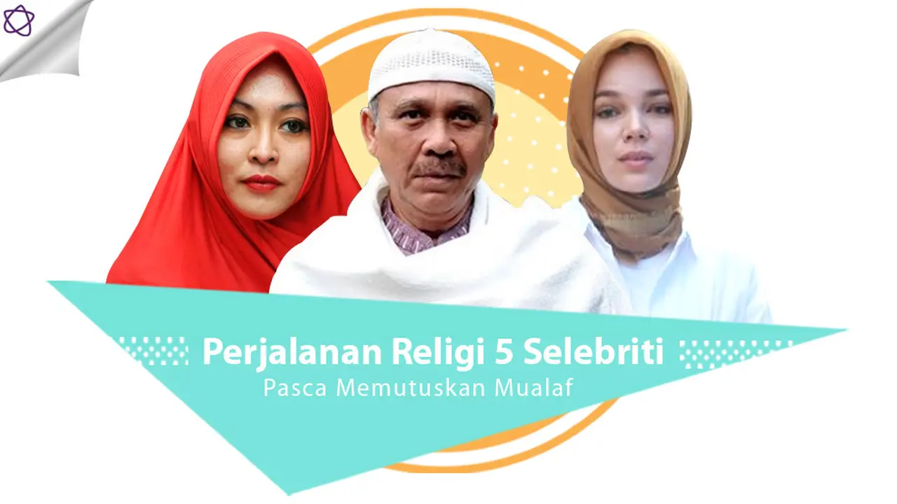 [Bintang]  Perjalanan Religi 5 Selebriti Pasca Memutuskan Mualaf