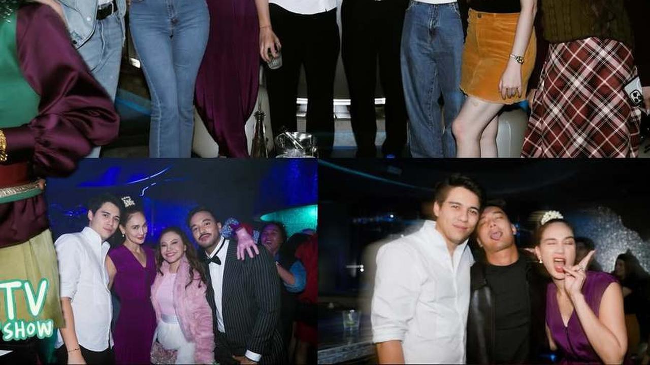 8 Potret Luna Maya Jadi Jinny Oh Jinny di Aries Party Bertema TV Show 90-an
