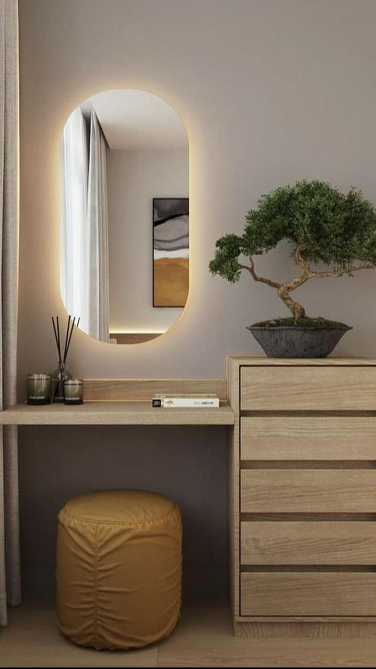 7.&nbsp;Model Meja Rias Modern Simple Hidden