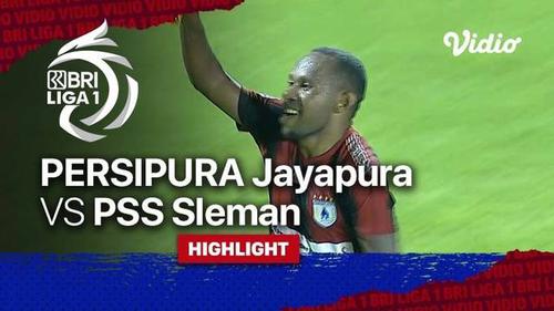 VIDEO: Menang atas PSS Sleman, Persipura Jayapura Jaga Asa Lolos dari Degradasi BRI Liga 1