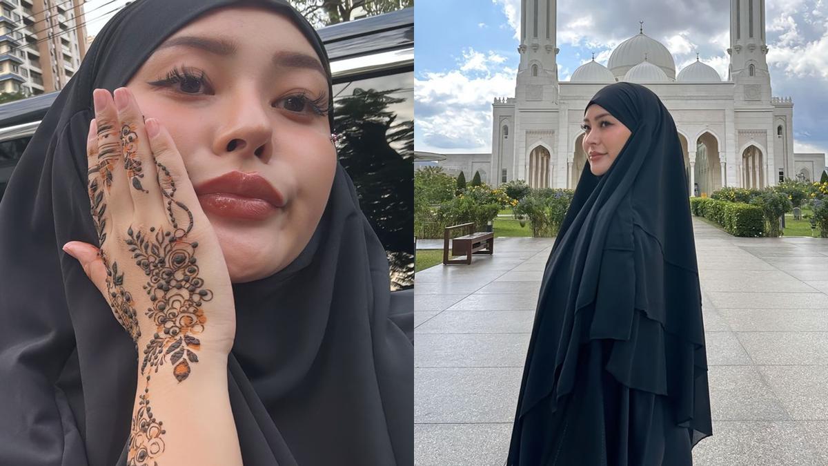 7 Potret Kae Asakura ‘Rae Lil Black’ Berhijab Usai Masuk Islam, Anggun Pakai Abaya