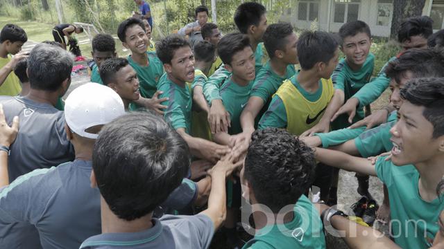 Latihan Terakhir Timnas Indonesia U-16 Jelang Pengumuman Hasil Seleksi