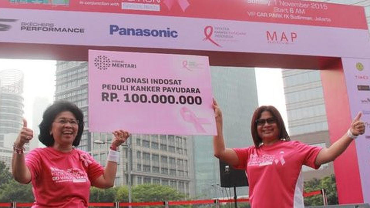 Luncurkan 'Pita Pink', Indosat dukung gaya hidup sehat anti kanker