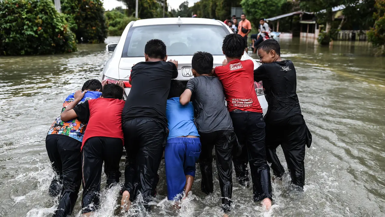20170105- Malaysia Masih Dilanda Banjir-Jakarta-Afp Photo