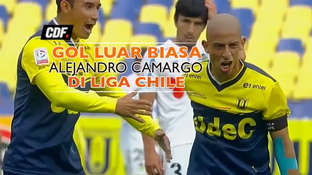 Video gol luar biasa yang dibuat dari tengah lapangan oleh Alejandro Camargo pesepak bola klub Universidad de Concepción, Liga Chile.