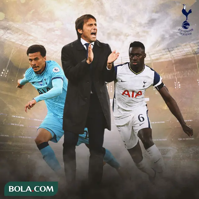 Tottenham Hotspur - Dele Alli, Antonio Conte, Davinson Sanchez