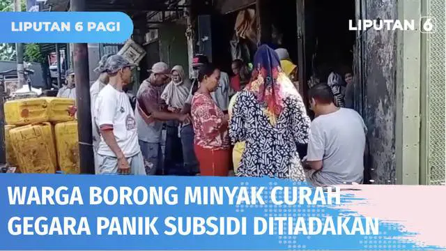 Sejumlah warga Rangkasbitung, Lebak, berburu minyak goreng curah, setelah mendapat kabar subsidi minyak goreng curah dicabut. Mereka khawatir pencabutan subsidi itu akan langsung berdampak pada harga eceran minyak goreng.