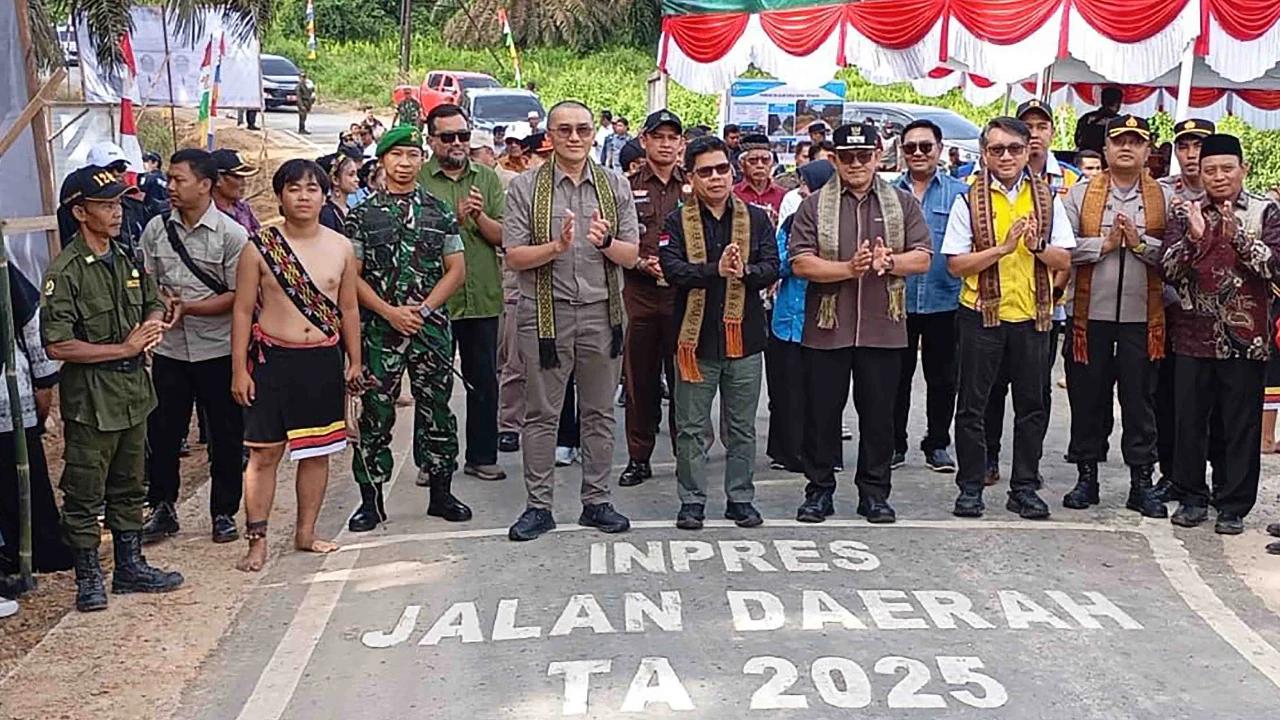 FOTO: Jalan Sungai Sapah Sepadak Terwujud Setelah Puluhan Tahun Penantian