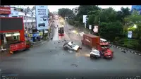 Kecelakaan fatal di Balikpapan.