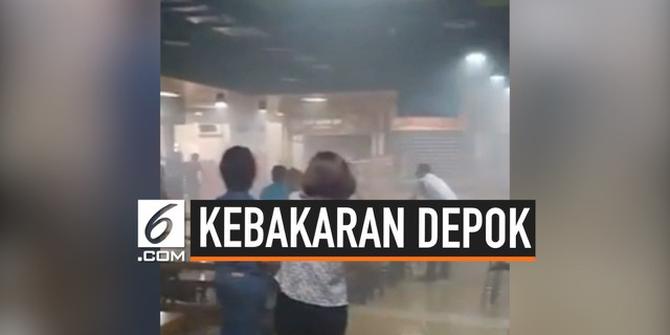 VIDEO: Kebakaran di Area Makan ITC Depok