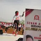 Relawan Puan mengadakan Senam Asik di Desa Haurgombong, Kecamatan Pamulahan, Kabupaten Sumedang, Jawa Barat. (Ist)