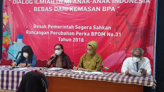 Arzeti Bilbina dalam Dialog Ilmiah Demi Anak-Anak Indonesia Terbebas dari Kemasan BPA, Jumat (22/4/2022).