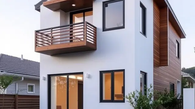 Model Rumah 2 Lantai Berukuran Mungil