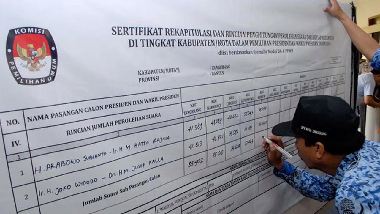 Rekapitulasi Suara Pilpres 2014a