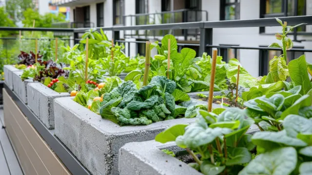 Kebun sayur di teras rumah kecil (Foto: freepik)