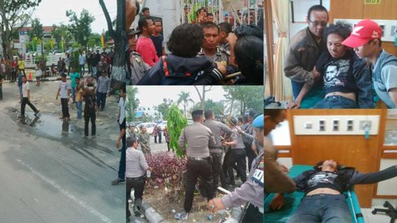 Jepret Kongres HMI, wartawan dipukuli polisi