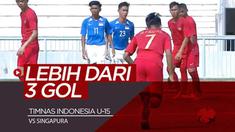 Berita video Timnas Indonesia U-15 seharusnya bisa menang lebih dari 3 gol saat menghadapi Singapura di Grup A Piala AFF U-15 2019. Apa alasannya?
