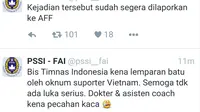 Depak Vietnam, Bus Timnas Indonesia Dilempari Batu