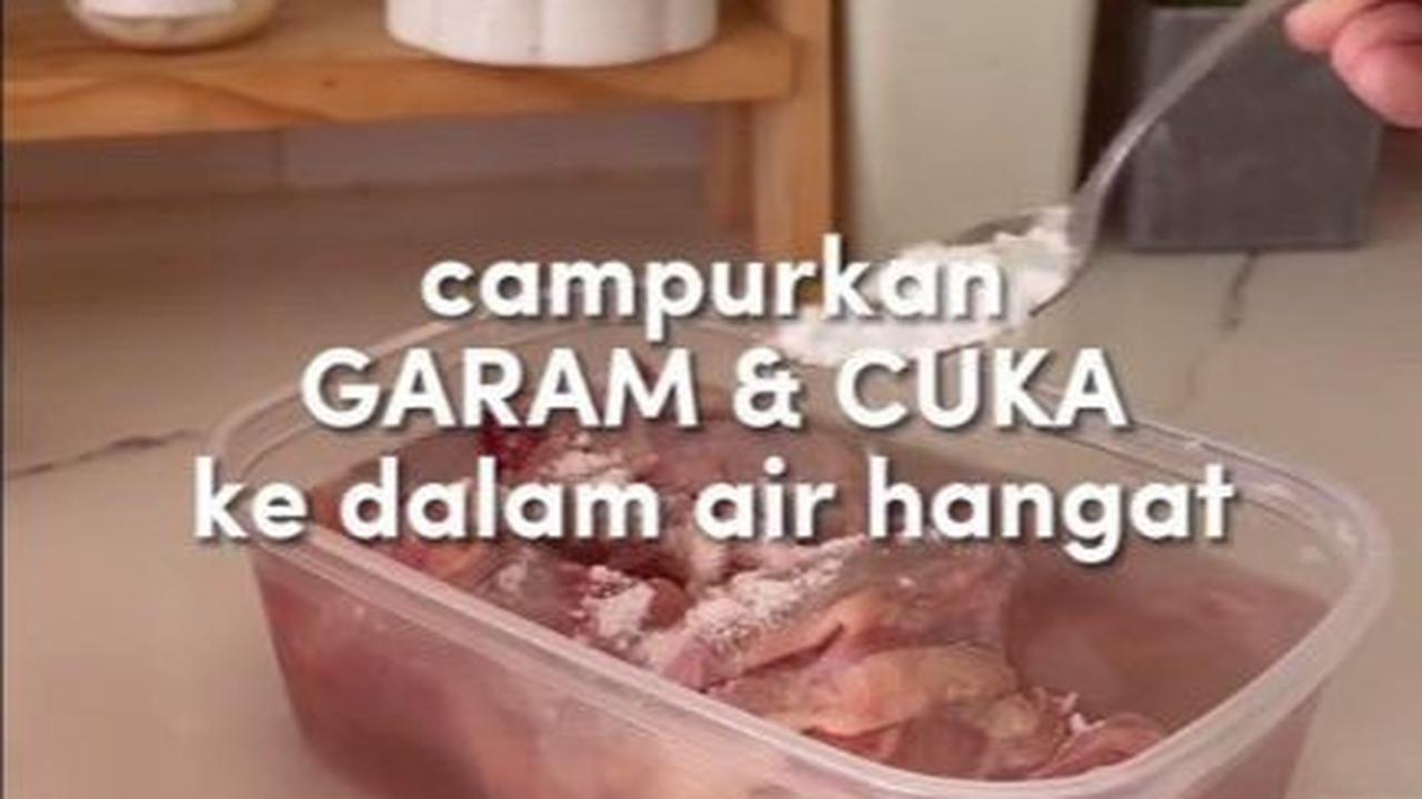 Campurkan Garam dan Cuka