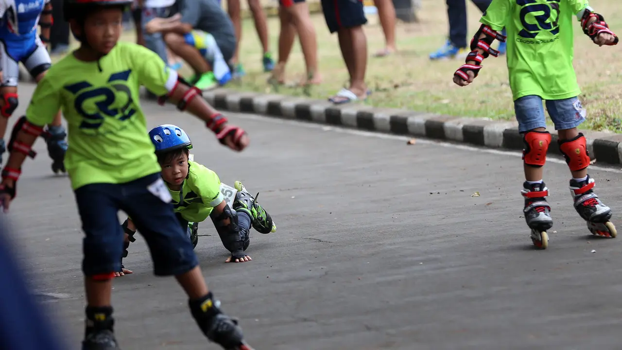 Suatu Siang Bersama Atlet Sepatu Roda Cilik
