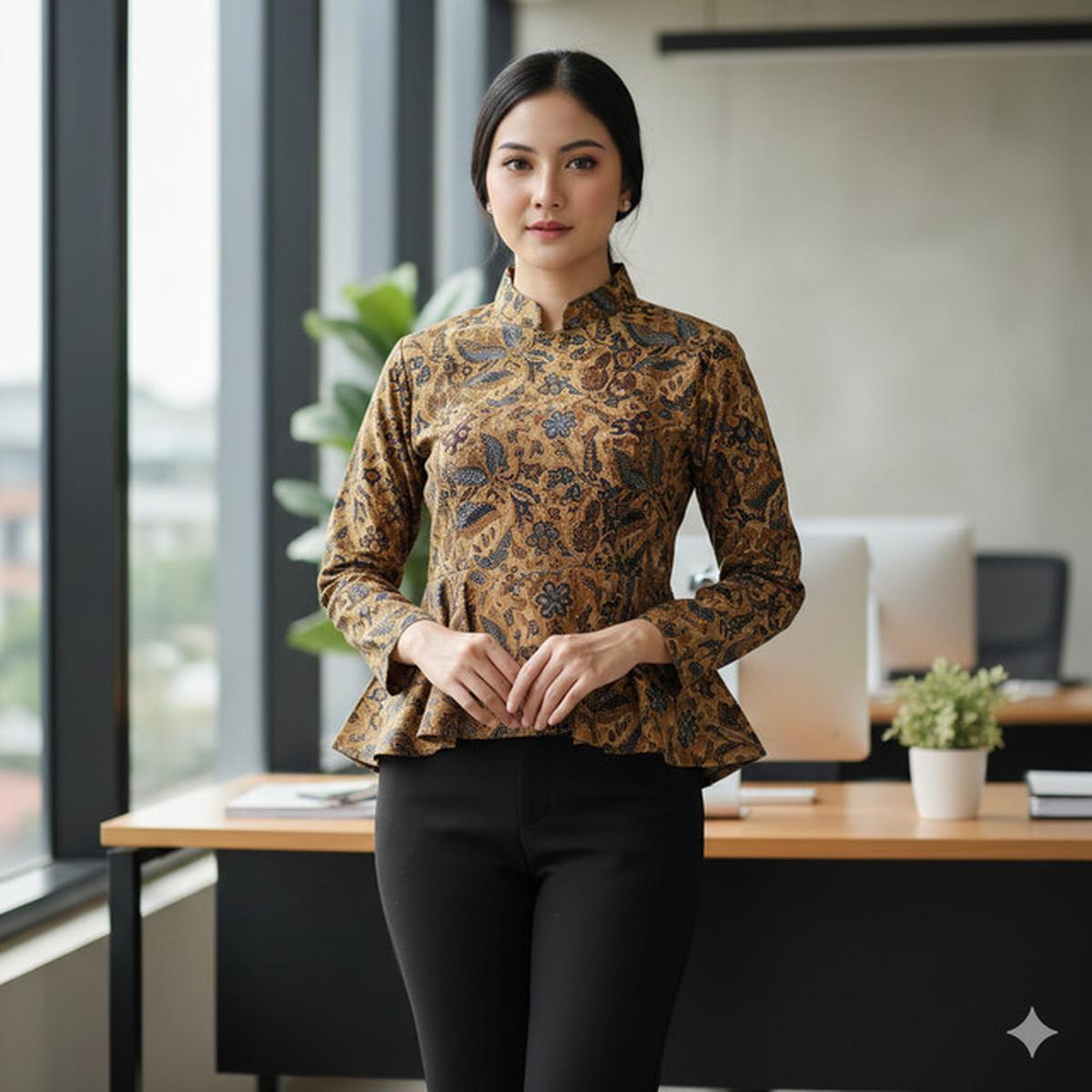 7 Model Atasan Batik Berkerah untuk Wanita Karier, Beri Kesan Elegan di 2026