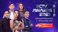 Dukung Artis Favoritmu dalam ajang SCTV Awards 2021 sebanyak-sebanyaknya di aplikasi Vidio. (Dok. Vidio)