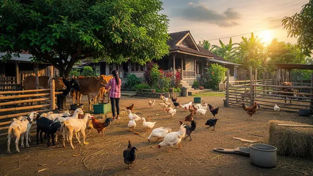 Cara Manfaatkan Pekarangan Rumah Desa Jadi Ladang Ternak Produktif untuk Pemula