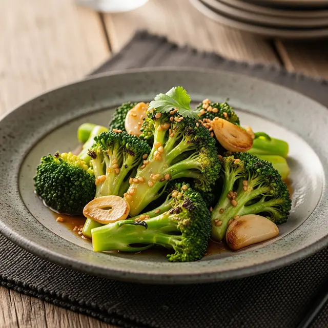 Tumis Brokoli Bawang Putih (Gemini AI)