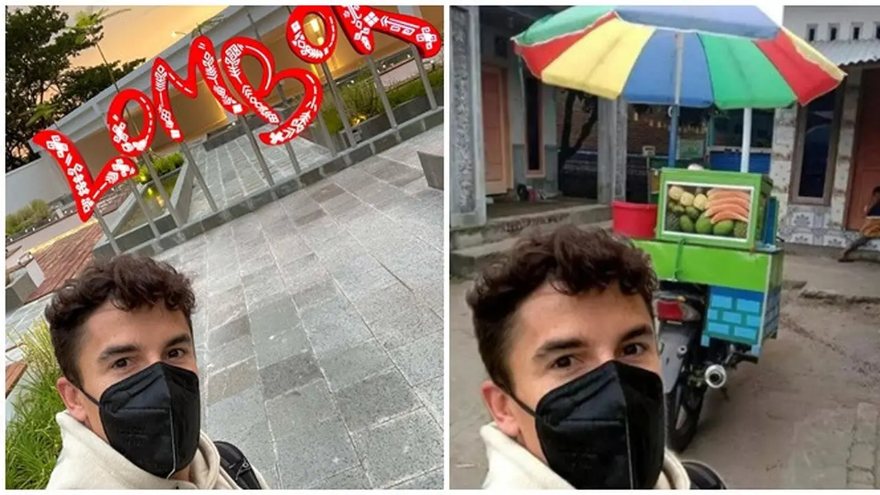 6 Editan Foto Marc Marquez di Lombok Ini Bikin Warganet Terhibur