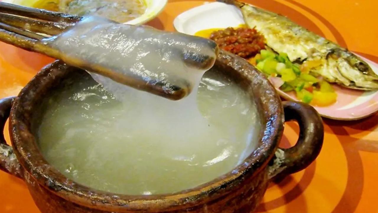 4.	Papeda Papua Telur